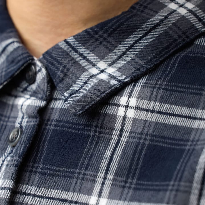 Fjällräven Women's Övik Flannel Shirt Port-breeze Blue Fjällräven