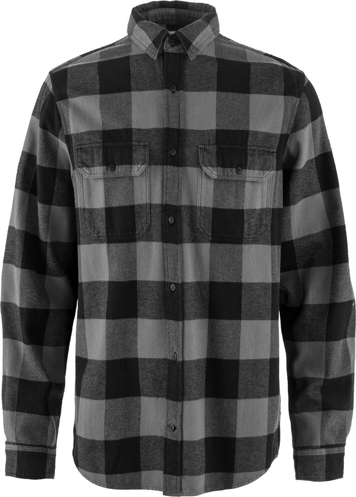 Fjällräven Men's Övik Heavy Flannel Shirt Black-grey Fjällräven