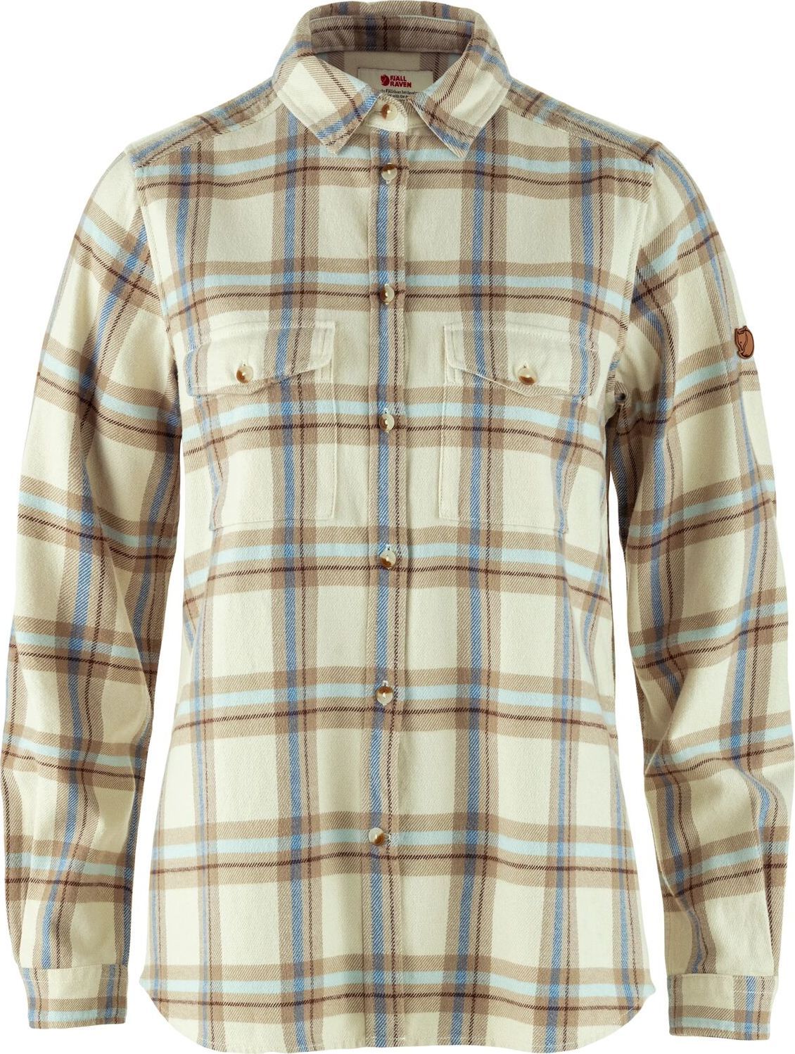 Fjällräven Övik Heavy Flannel Shirt W Chalk White-fossil