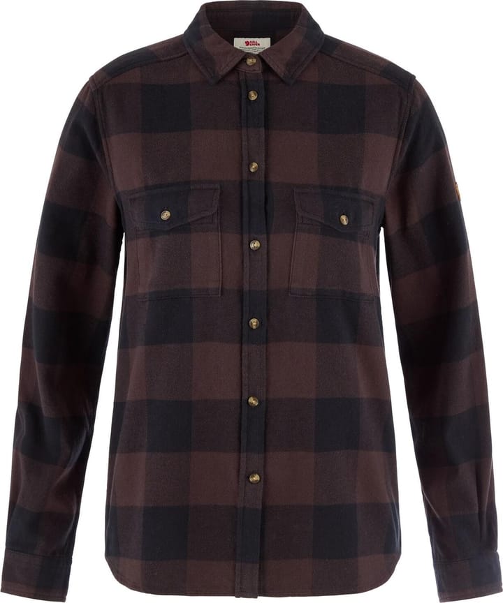 Fjällräven Övik Heavy Flannel Shirt W Black Oak-black Fjällräven