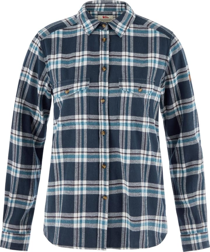 Fjällräven Övik Heavy Flannel Shirt W Navy-eggshell Fjällräven