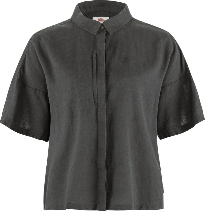 Fjällräven Övik Hemp Camp Shirt Ss W Dark Grey Fjällräven