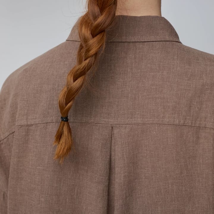 Fjällräven Övik Hemp Camp Shirt Ss W Dark Grey Fjällräven