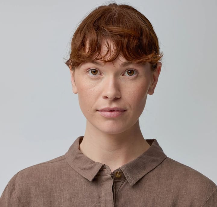 Fjällräven Övik Hemp Camp Shirt Ss W Dark Grey Fjällräven
