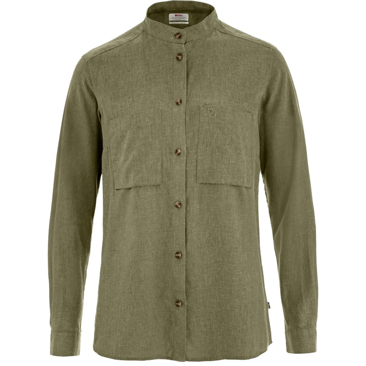 Fjällräven Women's Övik Hemp Shirt Long Sleeve Green Fjällräven