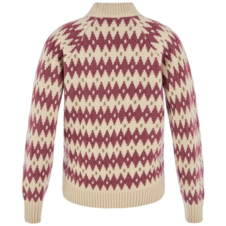 Fjällräven Övik Jacquard Knit W Light Beige-mesa Purple Fjällräven