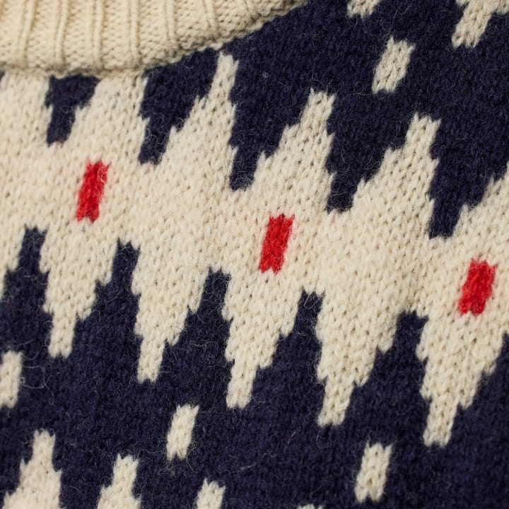 Fjällräven Övik Jacquard Knit W Light Beige-mesa Purple Fjällräven