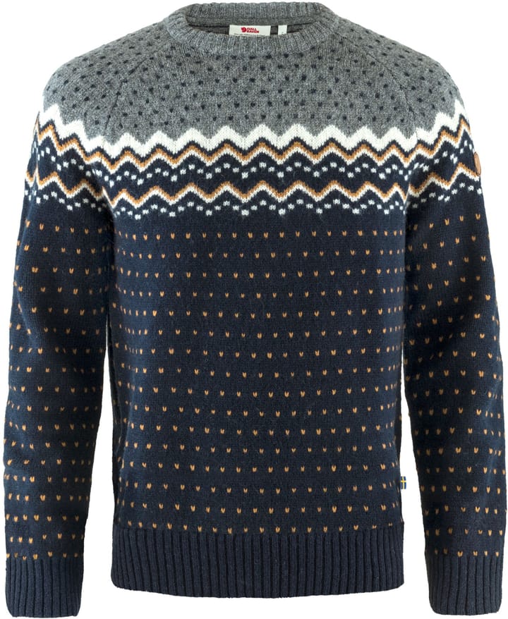 Fjällräven Men's Övik Knit Sweater Dark Navy Fjällräven