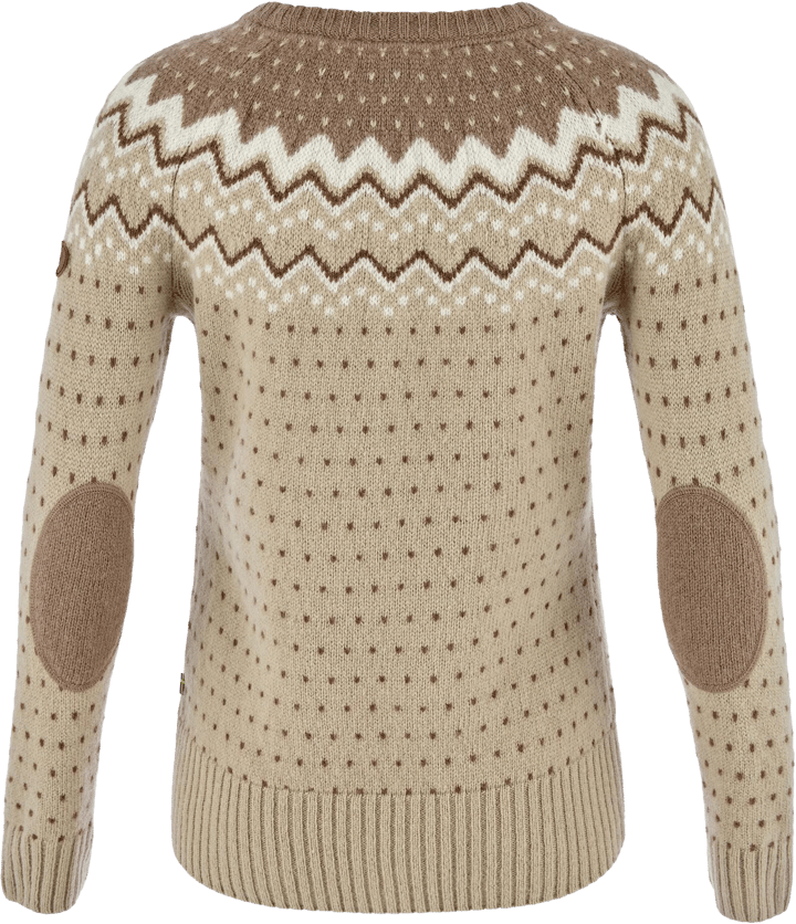Fjällräven Women's Övik Knit Sweater Fossil/Suede Brown Fjällräven