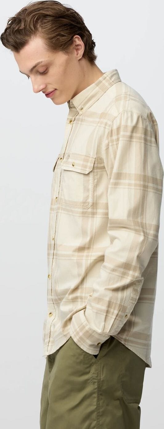 Fjällräven Övik Lite Flannel Shirt M Dark Navy-chalk White Fjällräven