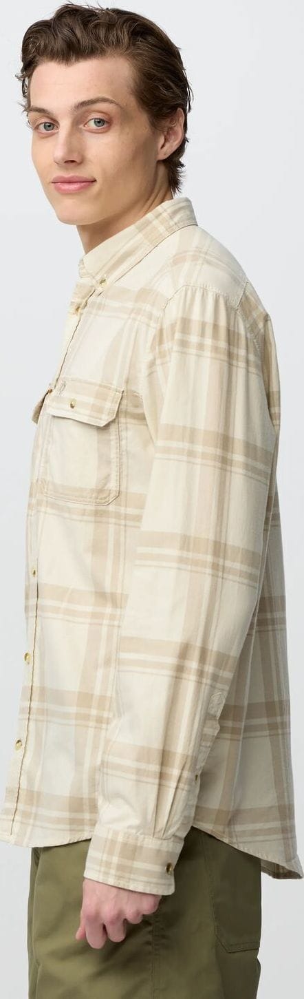 Fjällräven Övik Lite Flannel Shirt M Laurel Green-chalk White Fjällräven