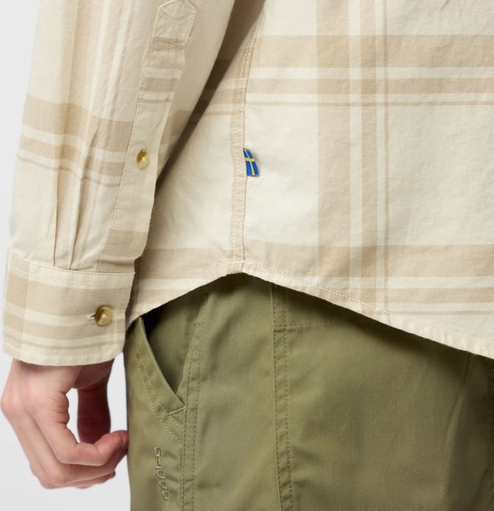Fjällräven Övik Lite Flannel Shirt M Chalk White-fossil Fjällräven
