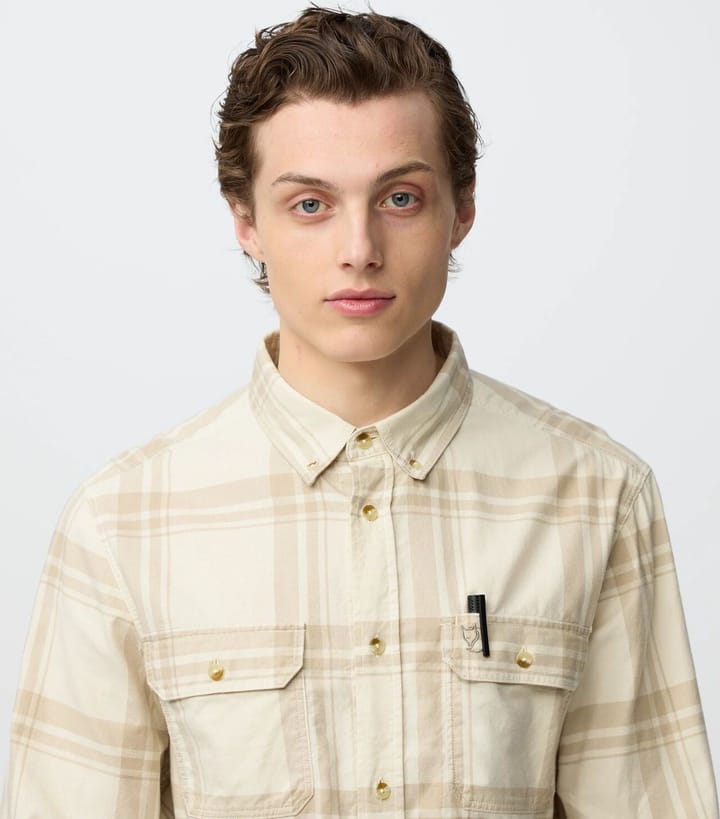 Fjällräven Övik Lite Flannel Shirt M Dark Navy-chalk White Fjällräven