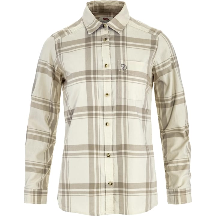 Fjällräven Women's Övik Lite Flannel Shirt Chalk White-fossil Fjällräven