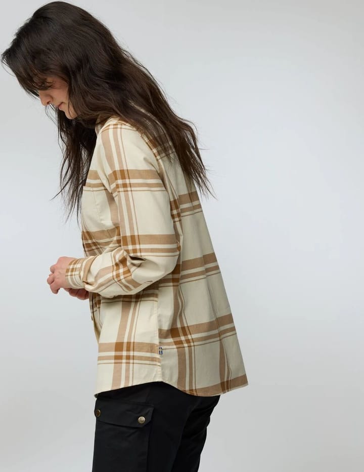Fjällräven Women's Övik Lite Flannel Shirt Misty Green-eggshell Fjällräven
