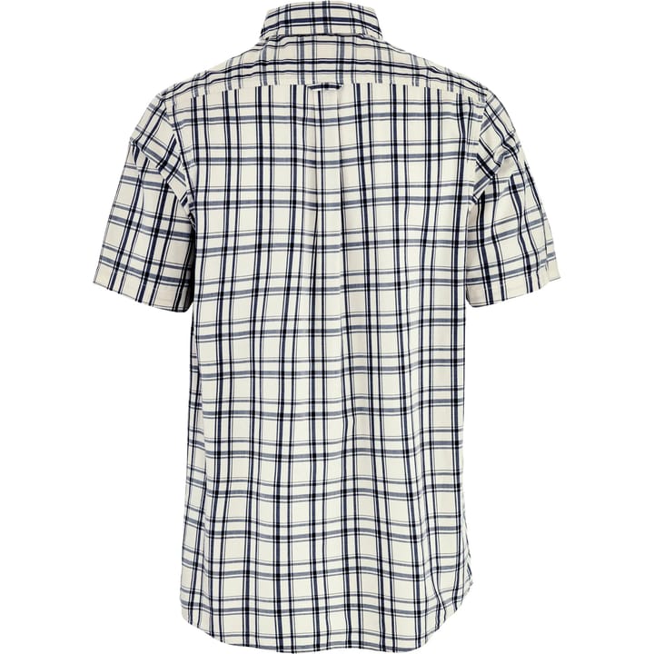 Fjällräven Men's Övik Lite Shirt Short Sleeve Chalk White-dark Navy Fjällräven
