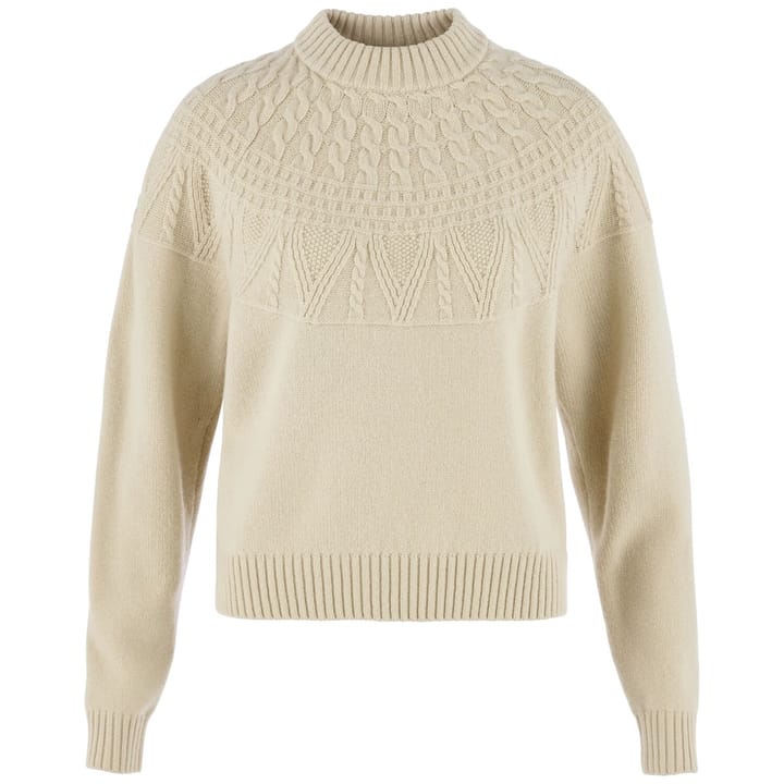 Fjällräven Övik Solid Jacquard Knit W Light Beige Fjällräven