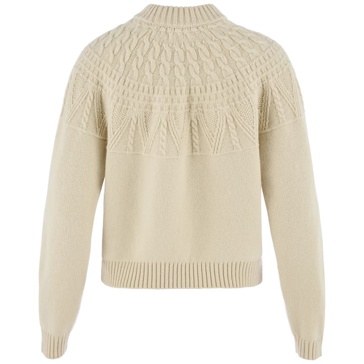 Fjällräven Övik Solid Jacquard Knit W Light Beige Fjällräven
