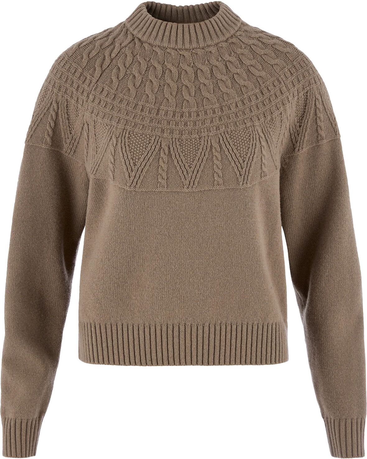 Fjällräven Women's Övik Solid Jacquard Knit stickade tröjor