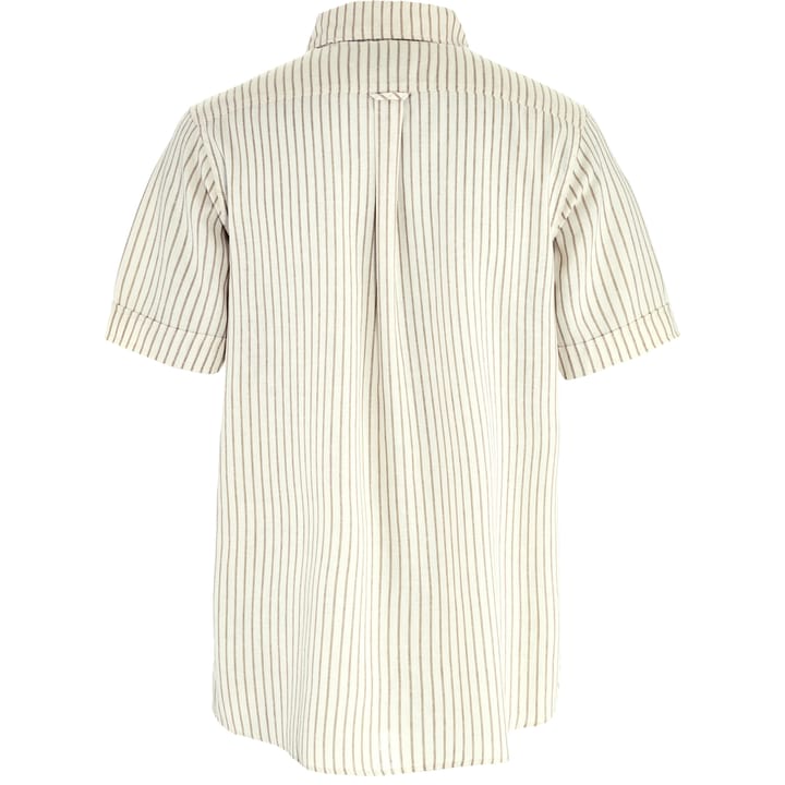 Fjällräven Men's Övik Travel Shirt Short Sleeve Chalk White-sand Stone Fjällräven