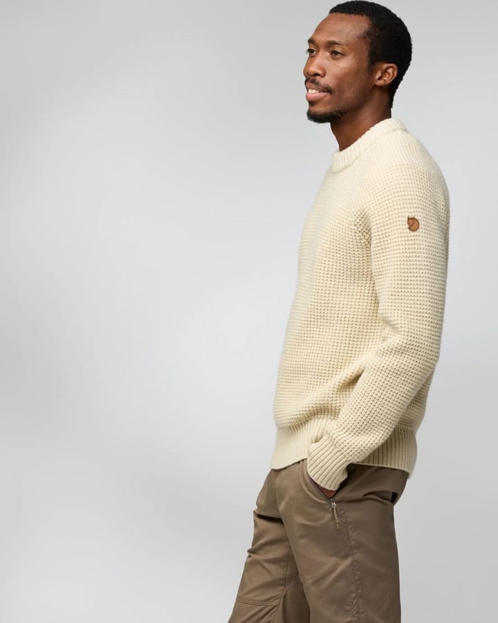 Fjällräven Men's Övik Waffle Knit Grey Fjällräven Fjällräven Men's Övik Waffle Knit Grey Fjällräven