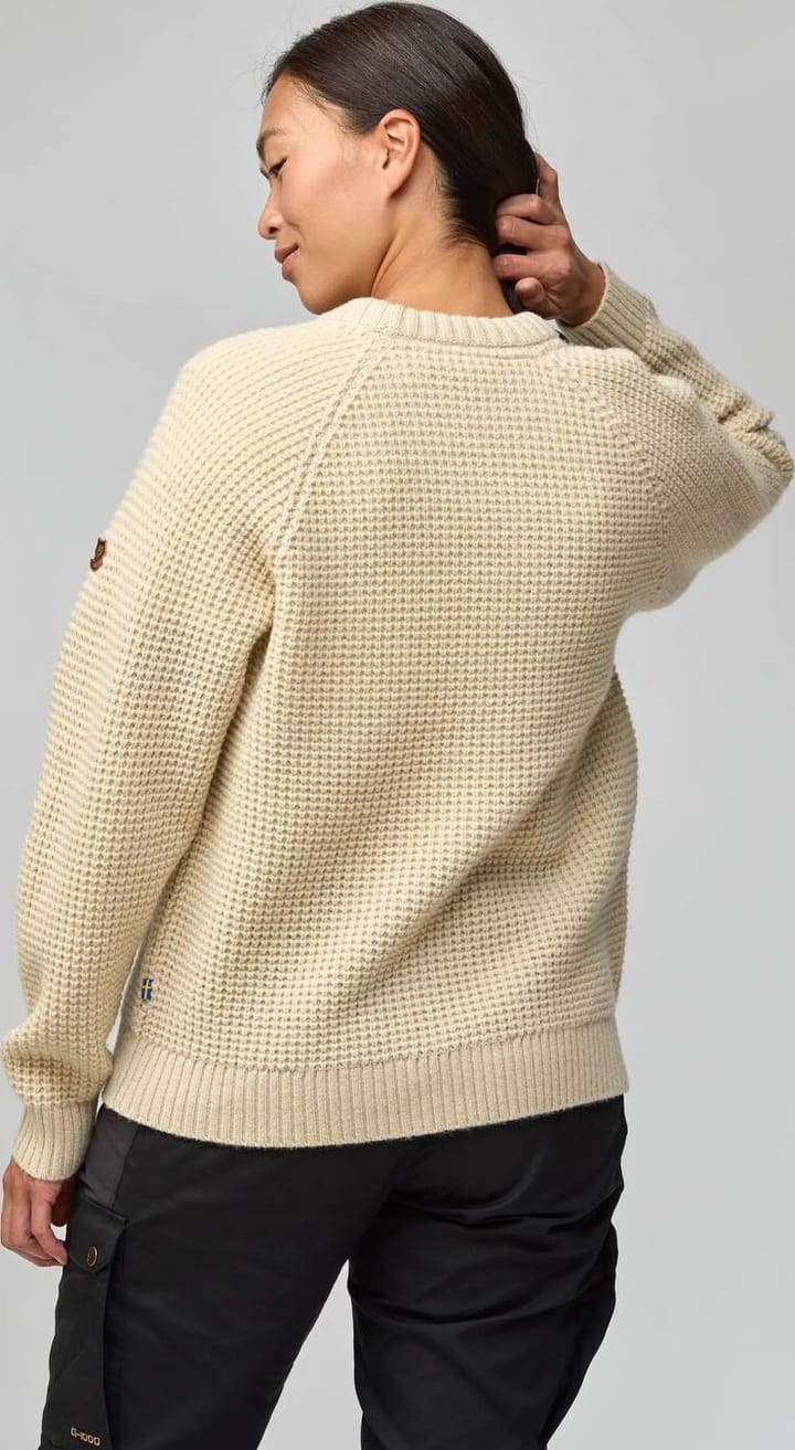 Fjällräven Women's Övik Waffle Knit Light Beige Fjällräven