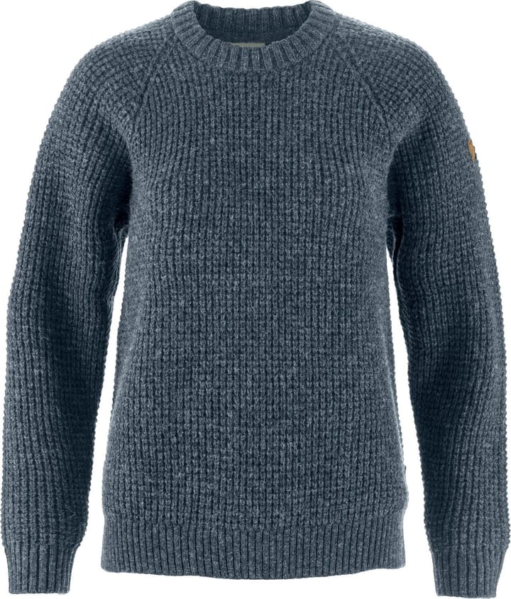 Fjällräven Women's Övik Waffle Knit Navy Fjällräven