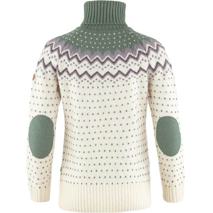Fjällräven Övik Knit Roller Neck W Chalk White-Patina Green Fjällräven