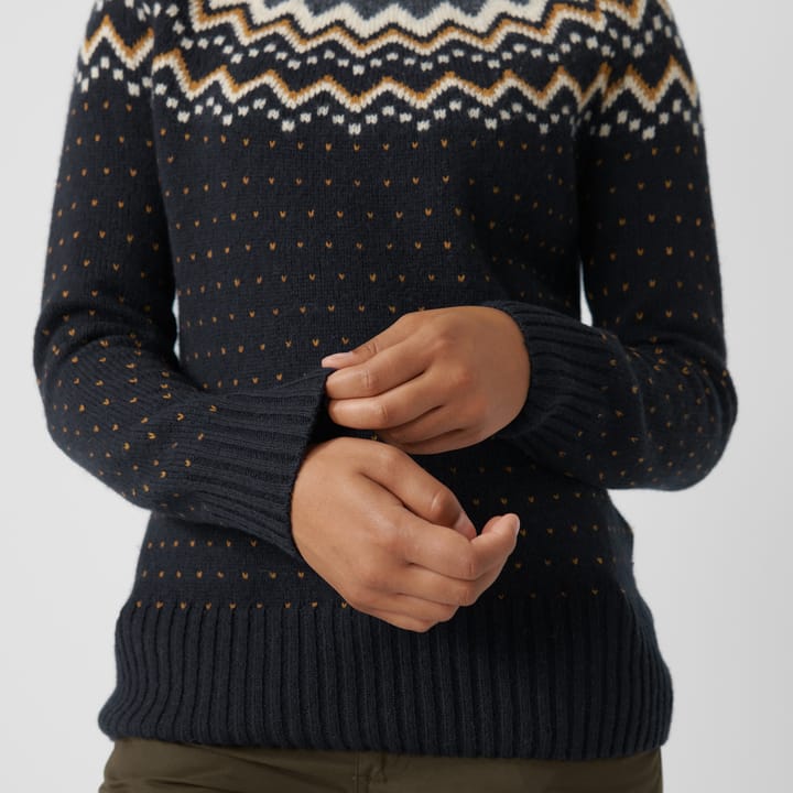 Fjällräven Övik Knit Sweater Women Dark Navy Fjällräven