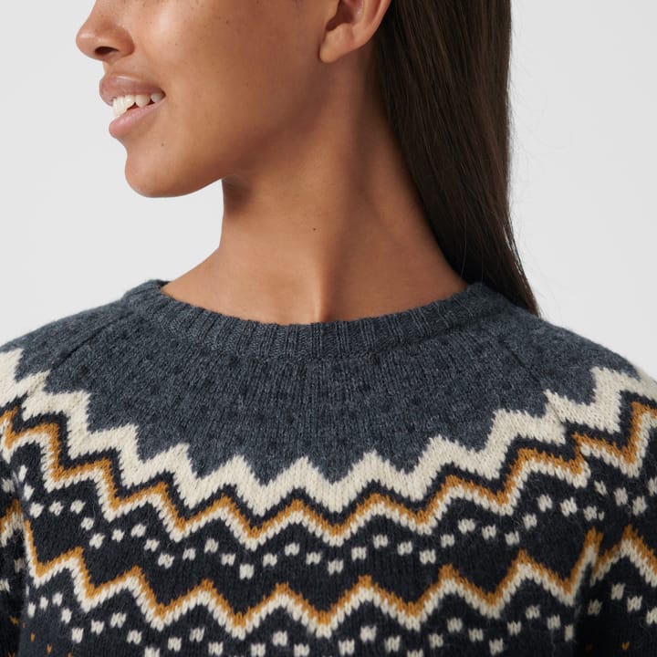 Fjällräven Övik Knit Sweater Women Dark Navy Fjällräven