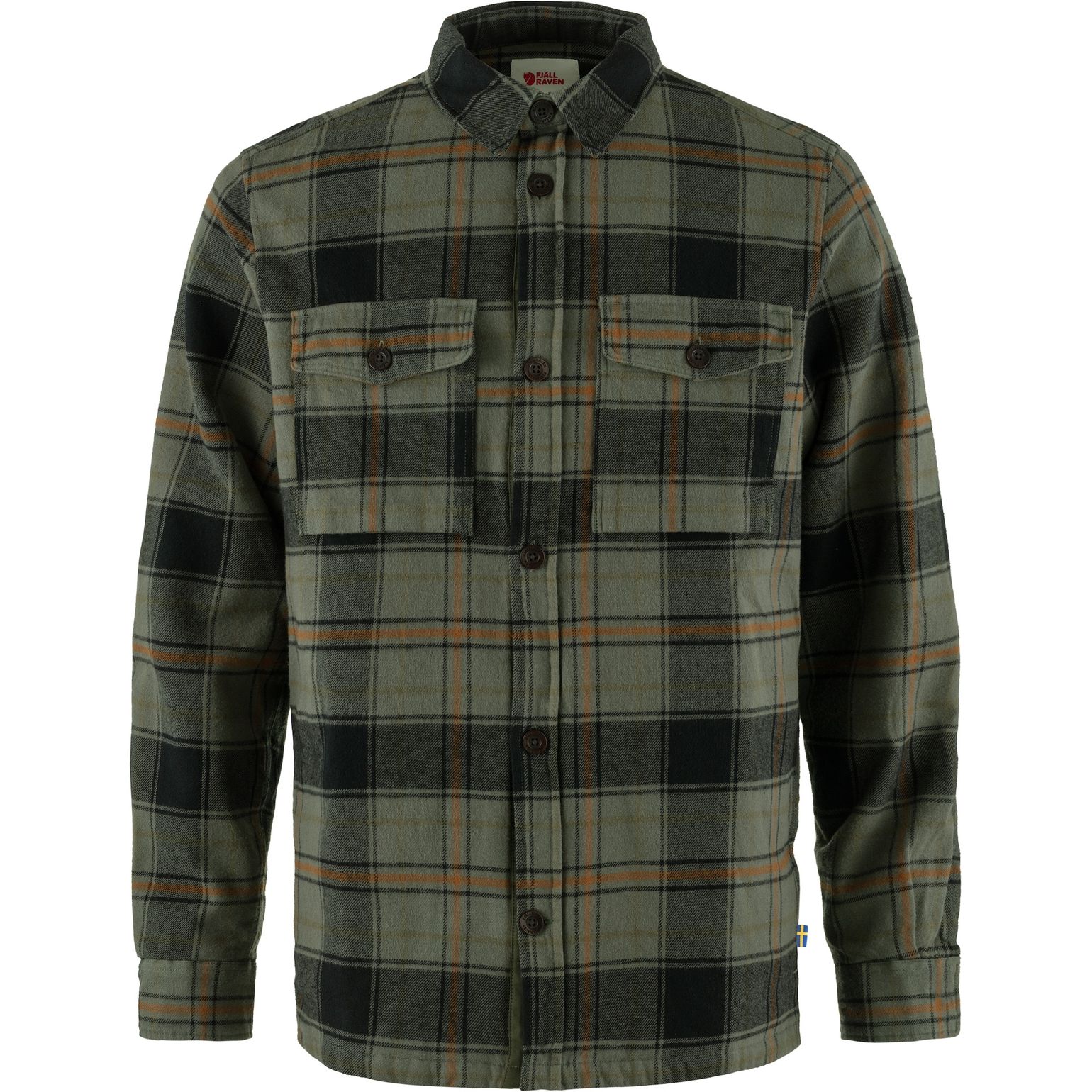 Fjällräven Övik Lite Padded Shirt M Deep Forest-Black