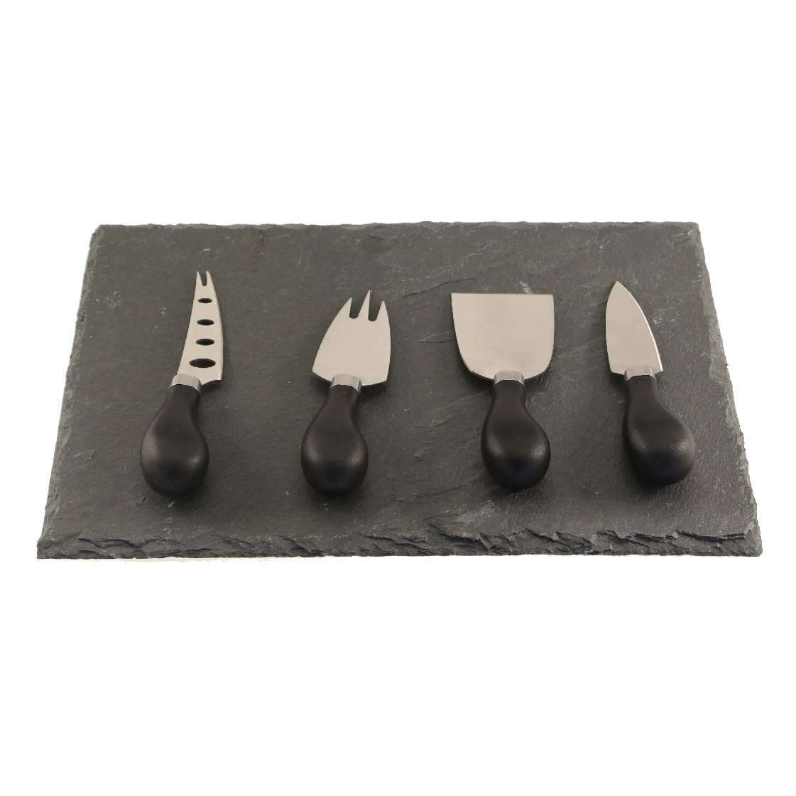 Cheese Set 4 Knifes And Slate