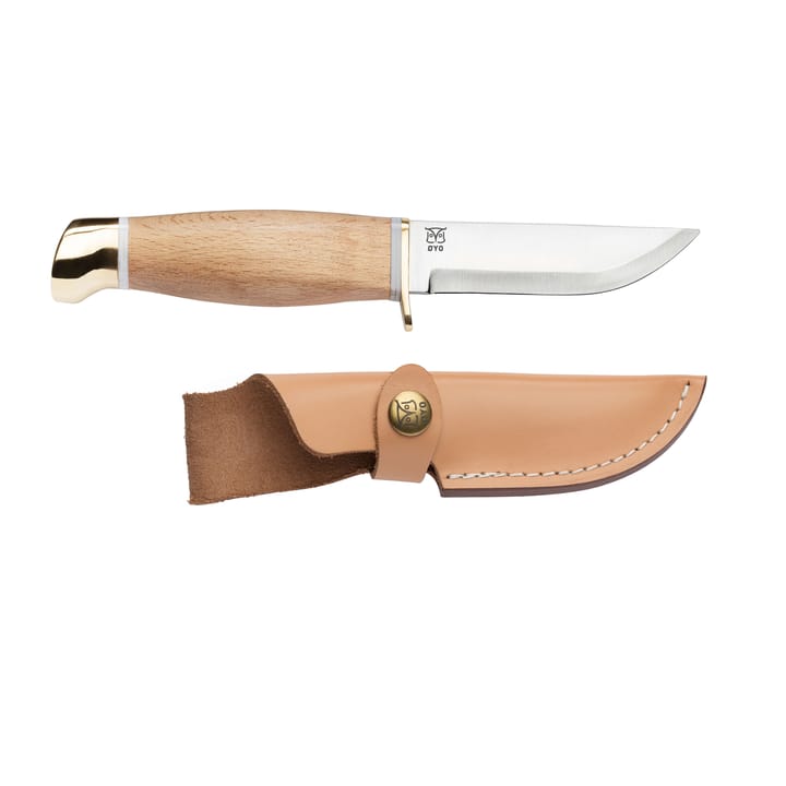 Øyo Jotunheimen Knife W/Leather Sheath Olive/Beige Øyo