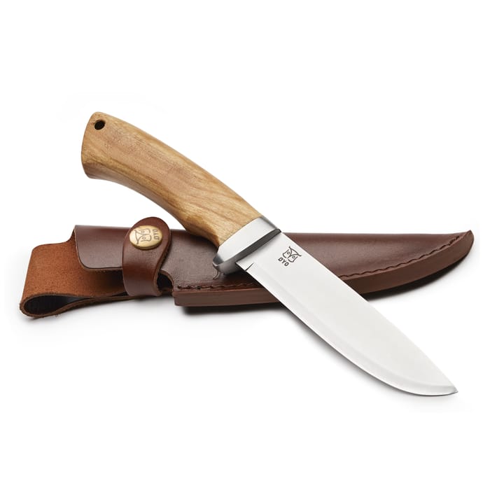 Øyo Rondane Knife with Leather Sheath Olive/Brown Øyo