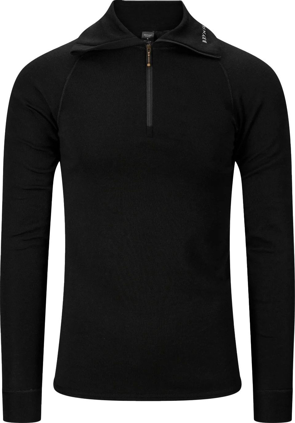 Brynje Unisex Classic Zip Polo Shirt Black