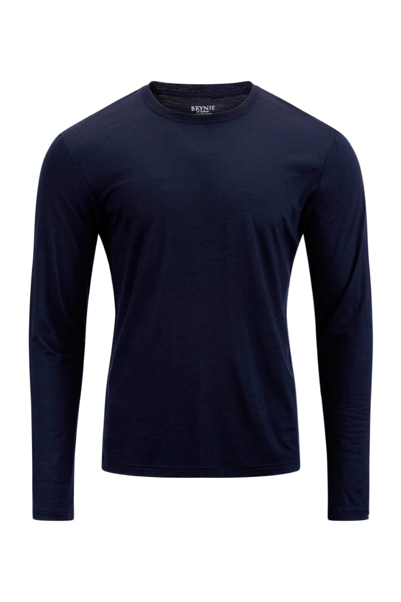 Brynje Classic Wool Light Shirt   Navy