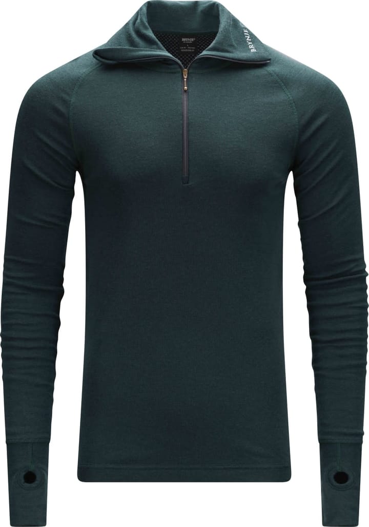 Brynje Men's Arctic Zip Polo W/Inlay Green Brynje