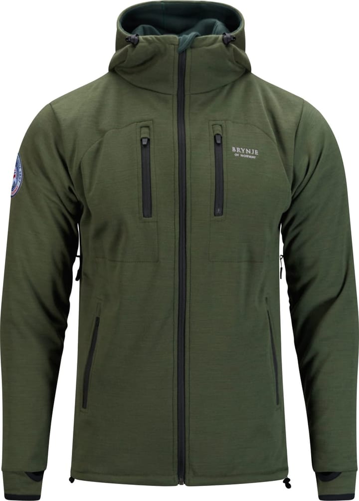 Brynje Unisex Antarctic Jacket With Hood Caktus Brynje