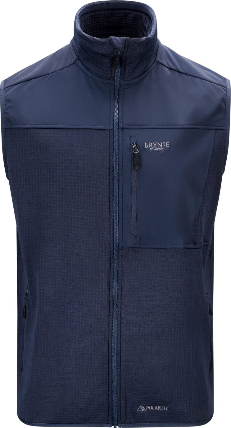 Brynje Unisex Polar Fleece Vest Navy