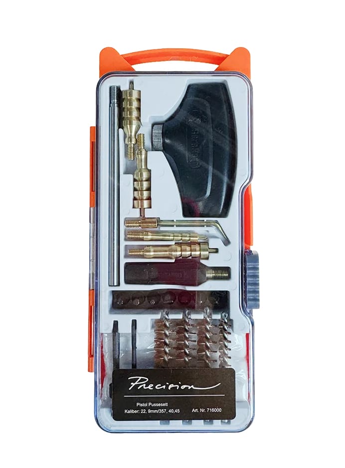 Precision Pussesett Pistol Kal. 22 - 45 Sort Precision