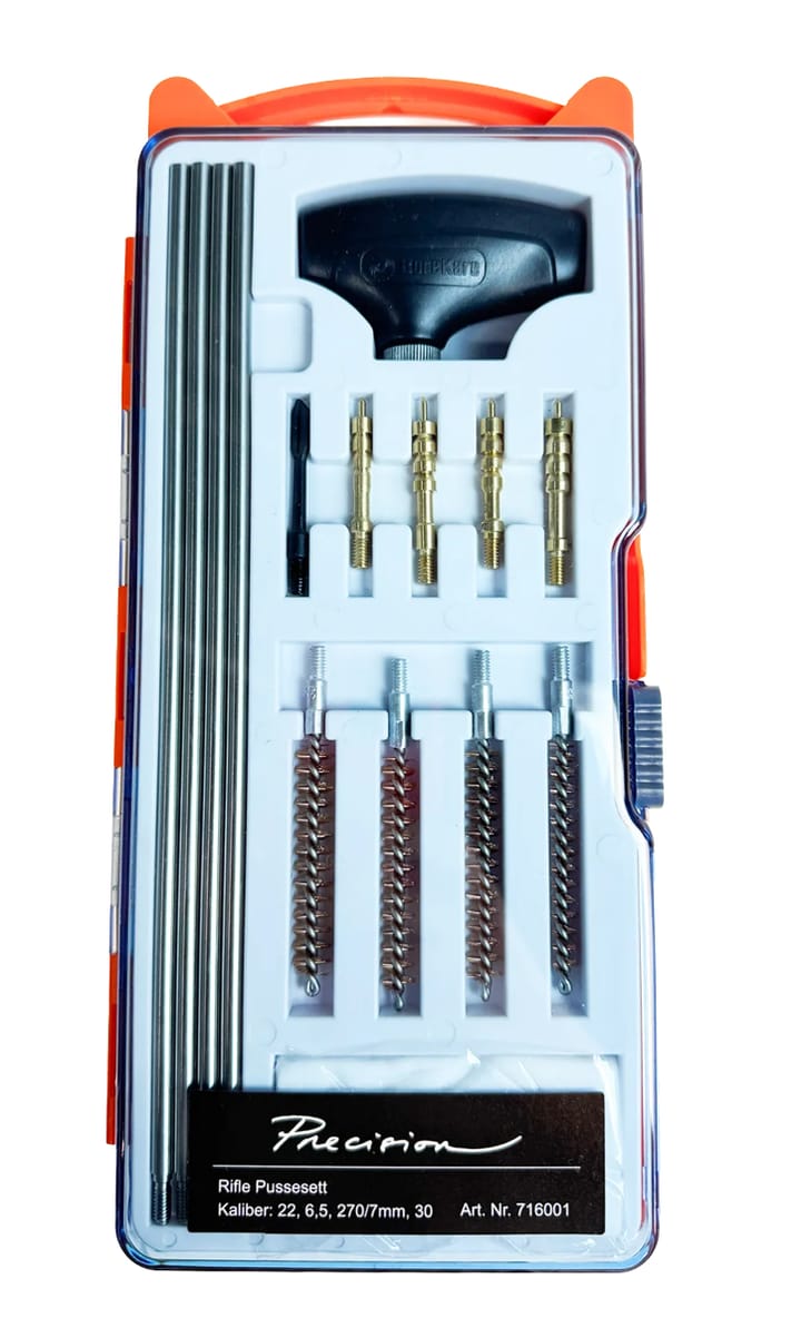 Precision Pussesett Rifle Kal. 22 - 30 Sort Precision