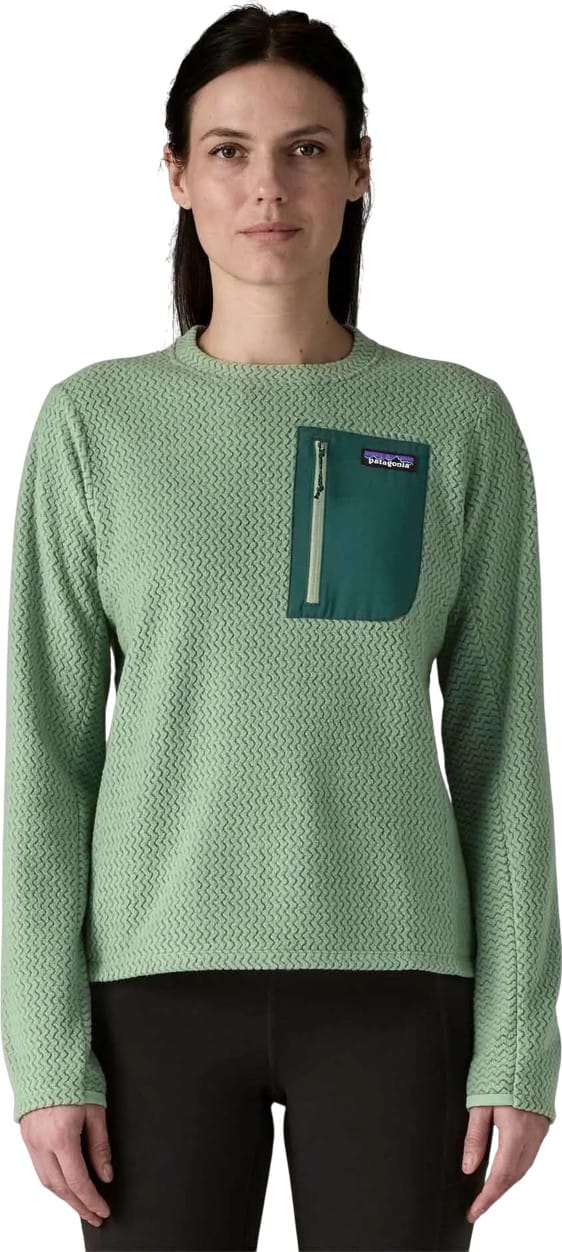 Patagonia Women's R1 Air Fleece Crewneck Ellwood Green Patagonia