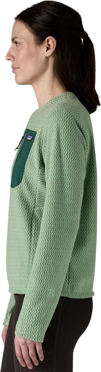 Patagonia Women's R1 Air Fleece Crewneck Ellwood Green Patagonia