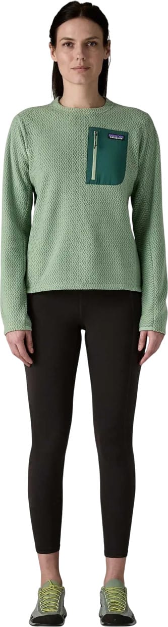 Patagonia Women's R1 Air Fleece Crewneck Ellwood Green Patagonia