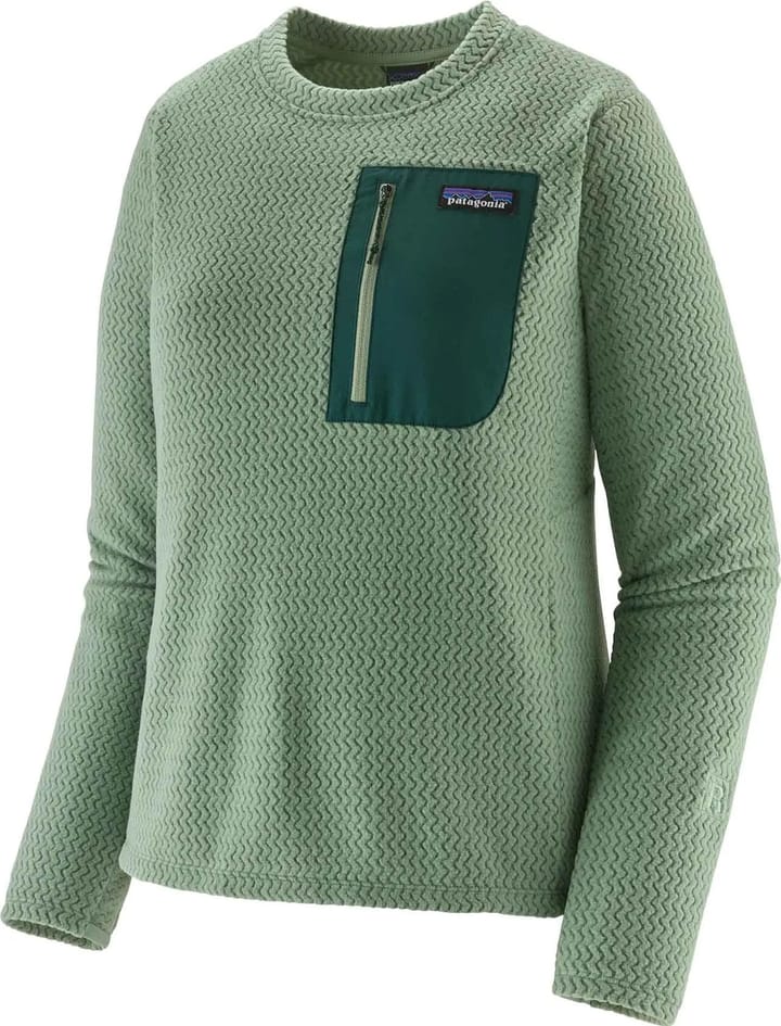 Patagonia Women's R1 Air Fleece Crewneck Ellwood Green Patagonia