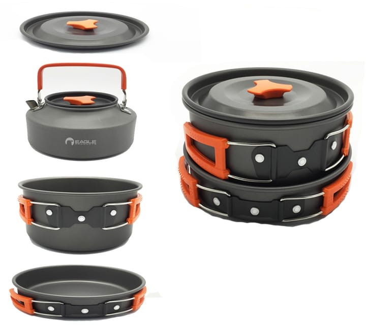 Eagle Products Kjelesett anodisert 3 deler Eagle Products Eagle Products Kjelesett anodisert 3 deler Eagle Products