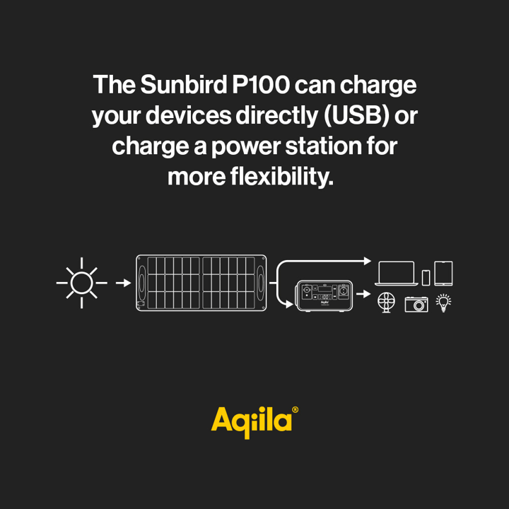Aqiila Sunbird P100 Black Aqiila