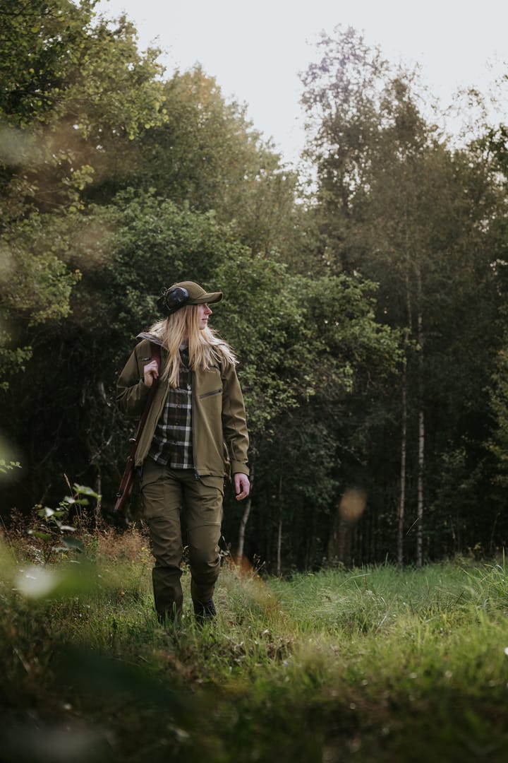 Pinewood Women's Furudal Hunters Hybrid Stretch Jacket Olive Green Pinewood