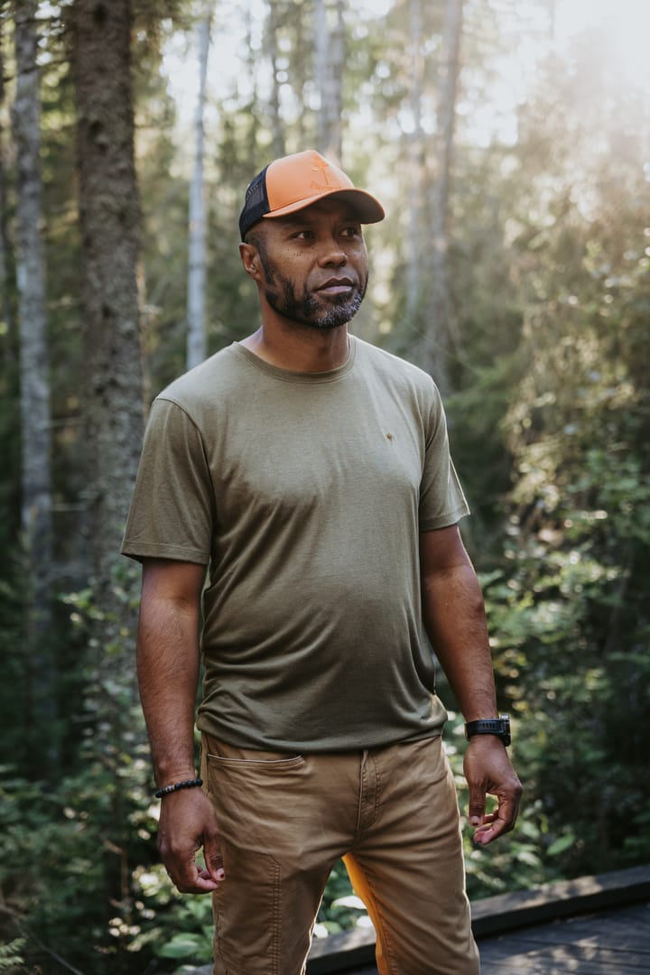 Pinewood Men's Finnveden Forest T-Shirt Olive Green Pinewood