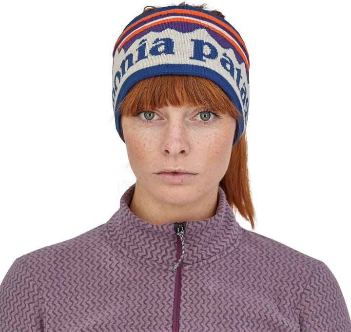 Patagonia Powder Town Headband Fitz Roy Sunrise Knit: Birch White Patagonia Patagonia Powder Town Headband Fitz Roy Sunrise Knit: Birch White Patagonia